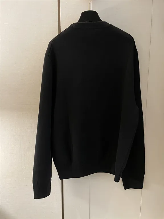 Dior Brush Logo Knit Sweater Black